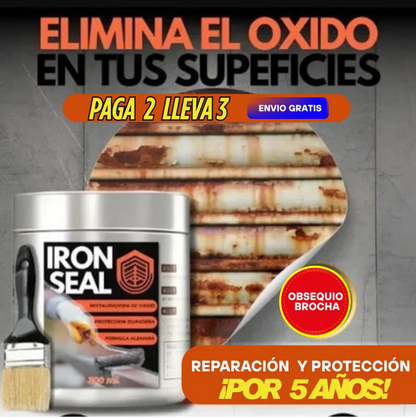 ⚡ OFERTA FLASH IRON SEAL ANTIOXIDO 500 GRAMOS + OBSEQUIO !!SOLO HOY!! 🎁