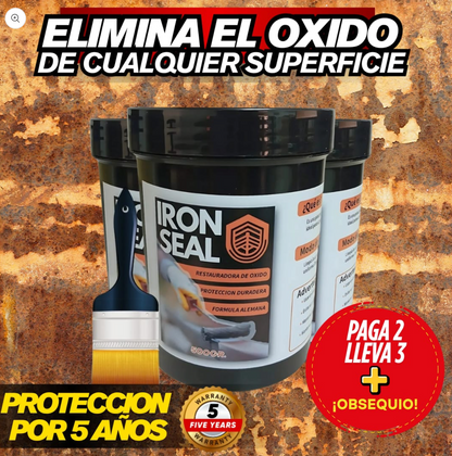 ⚡ OFERTA FLASH IRON SEAL ANTIOXIDO 500 GRAMOS + OBSEQUIO !!SOLO HOY!! 🎁